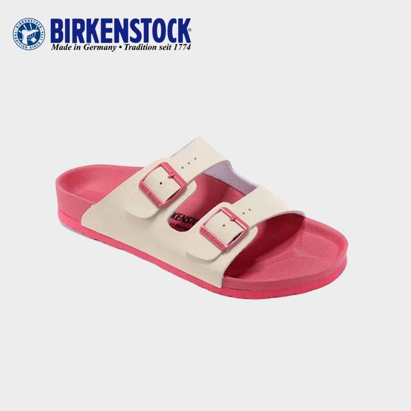 In Stock  BIRKENSTOCK One Word Drag Soft Bottom Square Buckle Adjustable Boken Shoes