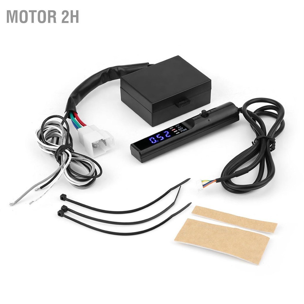 Motor 2H 12V Universal Auto Modified Turbo Timer อุปกรณ์จอแสดงผล LED ดิจิตอลที่จอดรถ Time Retarder