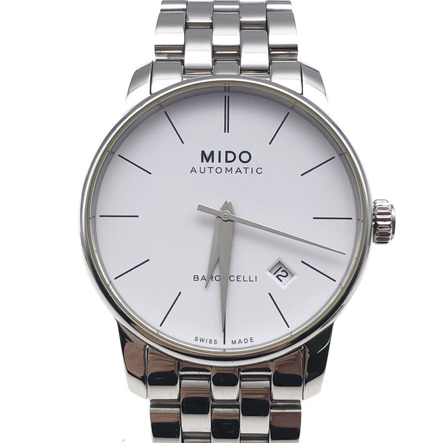 Mido Beren Saili Series นาฬิกาข้อมืออัตโนมัติ หน้าปัดบอกปฏิทิน สําหรับผู้ชาย M8600.4.76.1