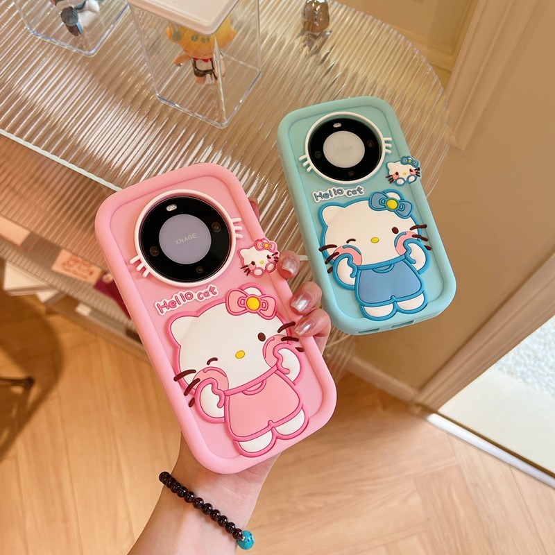 เคสซิลิโคนนิ่ม ลายคิตตี้ 3D สําหรับ Honor X50 X40 GT X40i X30i X30 Honor X9B X9A X9 X8 4G 5G Honor 5