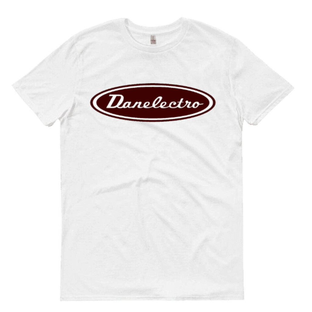 เสื้อยืดโลโก้ Danelectro Guitars Made In Usa