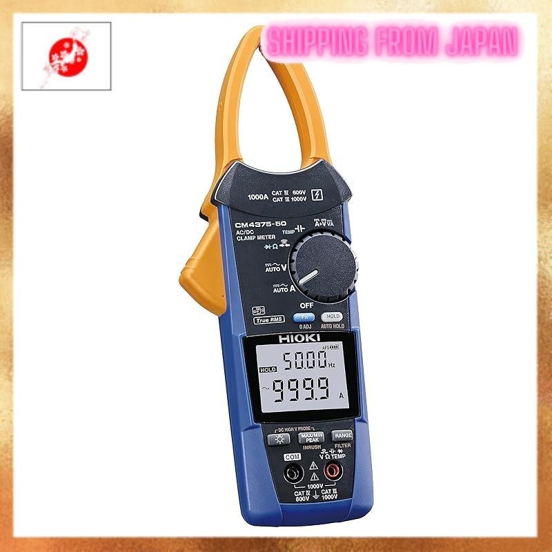 [จากญี่ปุ่น] Hioki อะแดปเตอร์แคลมป์มิเตอร์ Ac Dc Cm4375-50 Ac Dc 1000A True Rms Value Z3210 กันน้ํา 