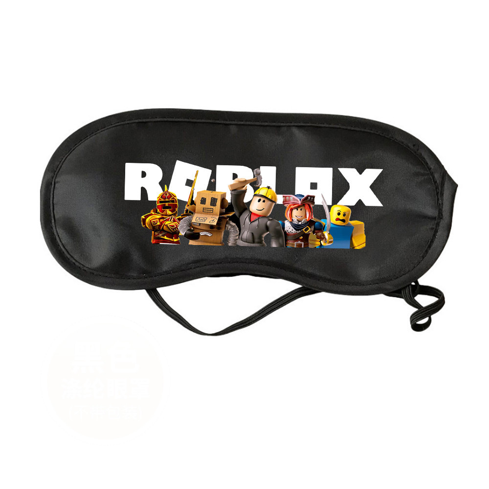 หน้ากากปิดตานอนหลับ ลายการ์ตูนอนิเมะ Roblox น้ําหนักเบา เหมาะกับเป็นของขวัญ สําหรับสํานักงาน