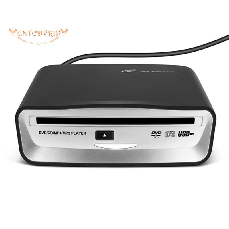 『untedvrip』กล่องเครื่องเล่น Dvd วิทยุ CD 5V USB สําหรับ Android Player รถยนต์