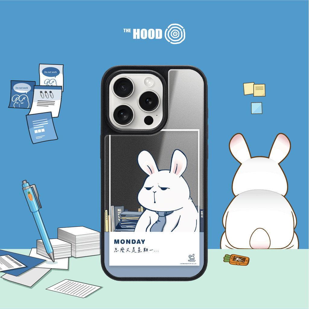 THE HOOD X Monday Bruce - It's Monday Again Phone Case For iPhone 17/17Pro/Air16/15/14 Pro/Pro Max เ