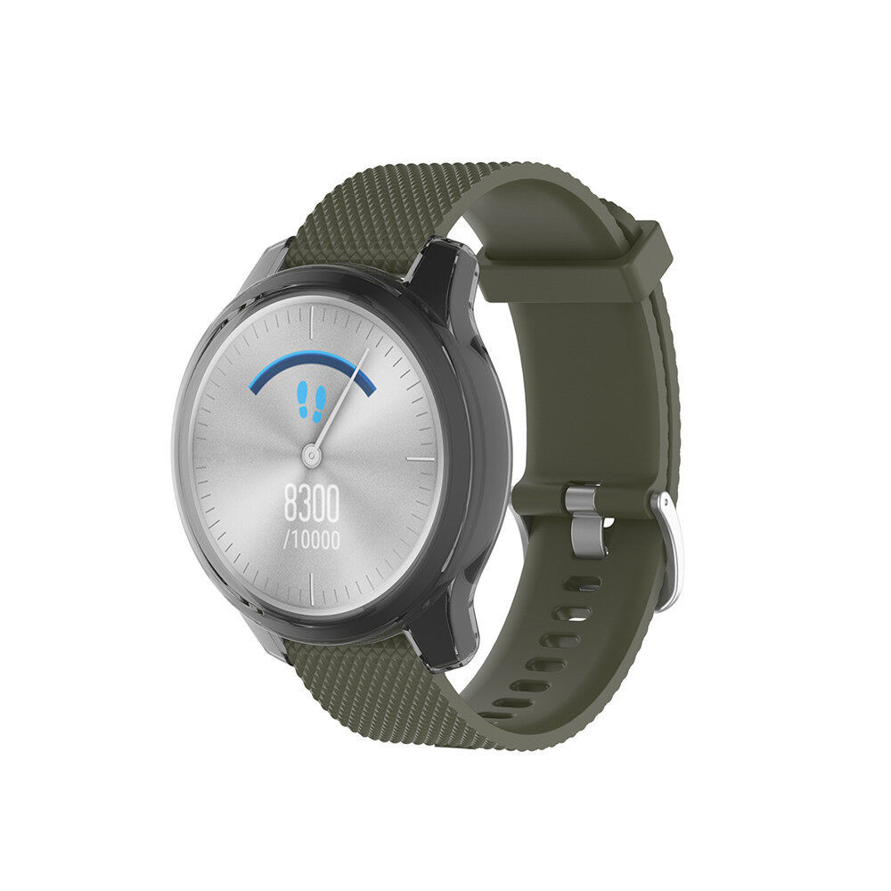 Tpu ที ่ เหมาะกับผิวเปลี ่ ยนเคสป ้ องกันแบบนุ ่ มสําหรับ Garmin Vivomove Luxe/Style Sports Smart Watch อุปกรณ ์ เสริม