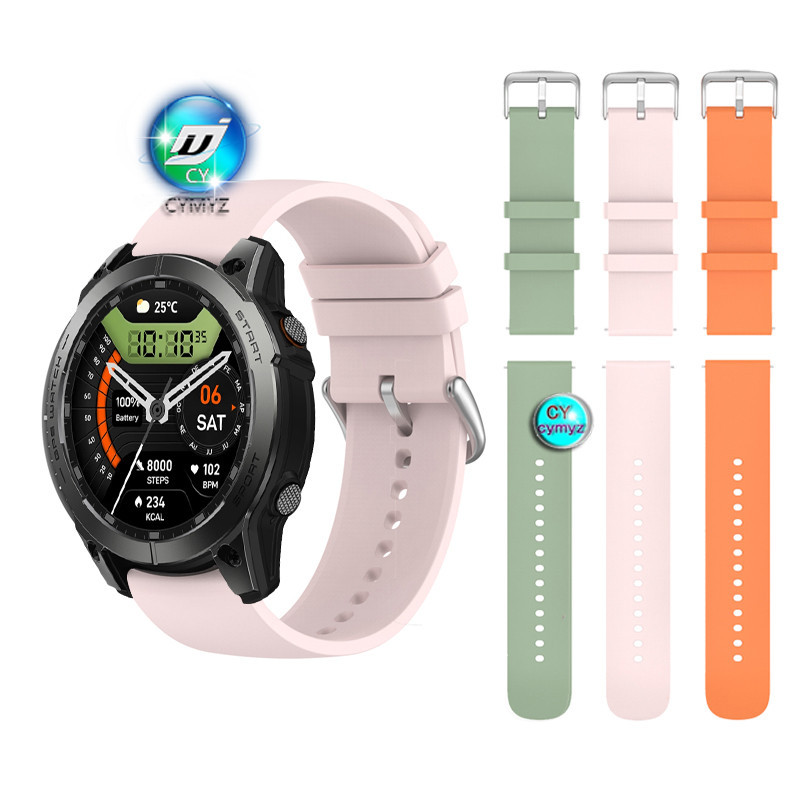 สายนาฬิกาข้อมือซิลิโคน สําหรับ Zeblaze Stratos 3 Pro Zeblaze Stratos 3 Pro GPS Smart Watch