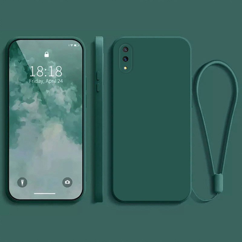 เคส Vivo Y93 Y91C Y1S เคสโทรศัพท์มือถือ ซิลิโคนอ่อนนุ่มป้องกันการลื่นไถลและกันกระแทกไม่มีรูปแบบที่สวยงามกรณีโทรศัพท์มือถือสีบริสุทธิ์