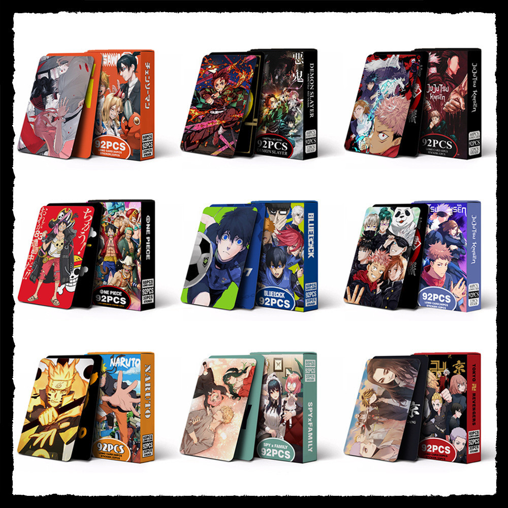 Honkai: Star Rail,ONE PIECE,BLUE LOCK,OSHI NO KO,SPY FAMILY,Haikyuu!! NARUTO,Conan,Jujutsu Kaisen,Tokyo Revengers,My Hero Academia, Attack on Titan,Frieren: Beyond Lomo Card