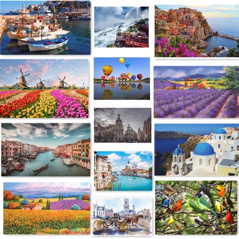 จิ๊กซอว์ปริศนา ภาพวาดสีน้ํามัน รูปสัตว์ เมืองภูมิทัศน์ ของเล่นสําหรับเด็ก และผู้ใหญ่ 500 ชิ้น