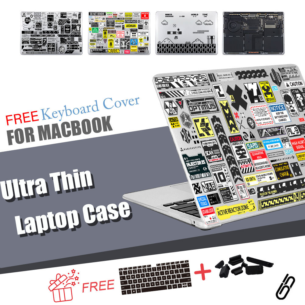 Slim Lightweight Protective Shell For Apple MacBook Air 13 M1 A2337 Pro 14 M3 A2992 13.6 M2 A2681 Re