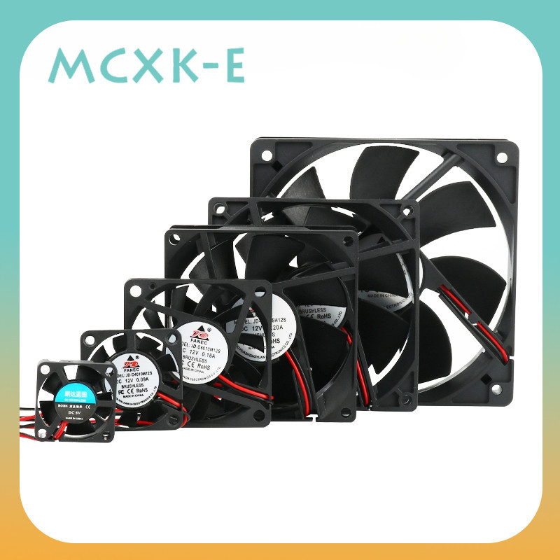 พัดลมระบายความร้อน ไร้แปรงถ่าน DC 12V 4010 40x40X10 5010 มม. 50x50x10 2Pin สําหรับเครื่องพิมพ์ 3D