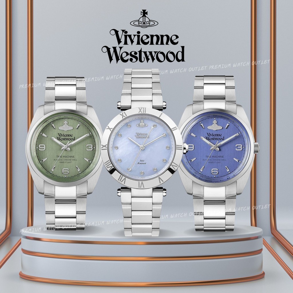 OUTLET WATCH นาฬิกา Vivienne Westwood นาฬิกาข้อมือผู้หญิง นาฬิกาผู้หญิง แบรนด์เนม  Brandname รุ่น VV274GRSL