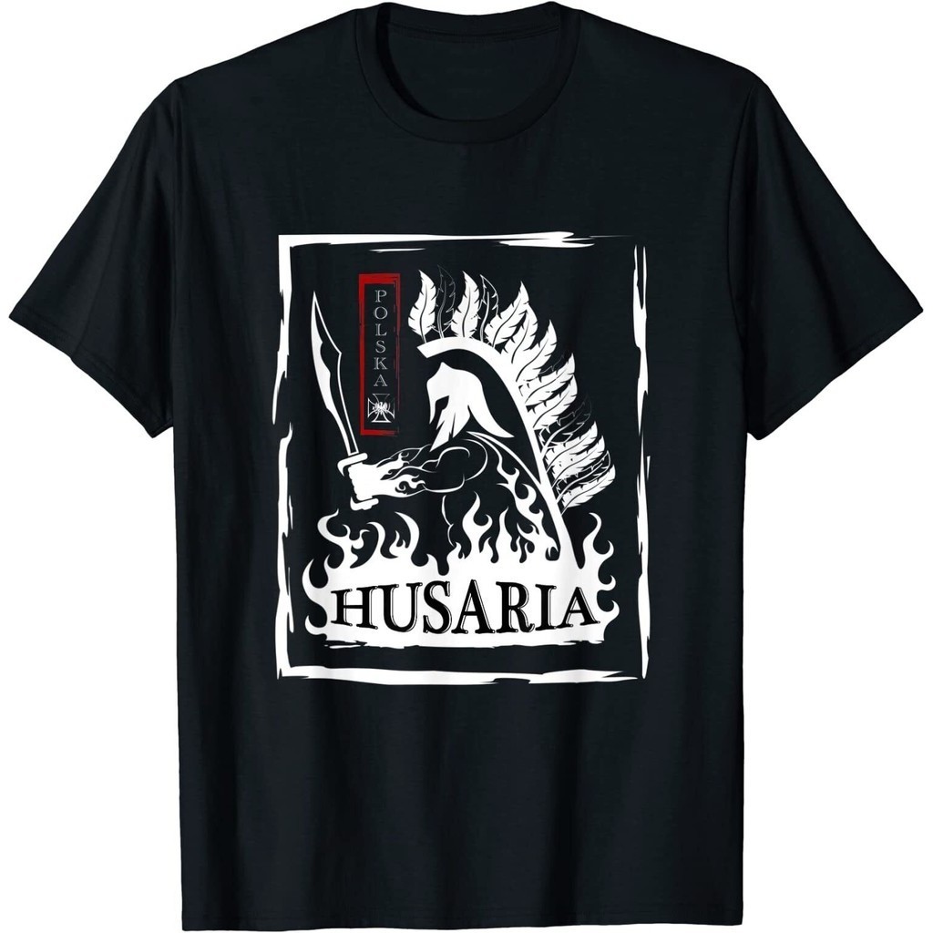 Husar Husaria Winged Hussar Polish 16Th Century Knight เสื้อยืด