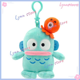 ของแท ้ Sanrio พวงกุญแจตุ ๊ กตาจี ้ การ ์ ตูน HANGYODON ตุ ๊ กตาของเล ่ นผ ้ าฝ ้ ายนุ ่ ม Kawaii HANGYODON ตุ ๊ กตาพวงกุญแจจี ้ สําหรับเด ็ กผู ้ หญิงของขวัญ