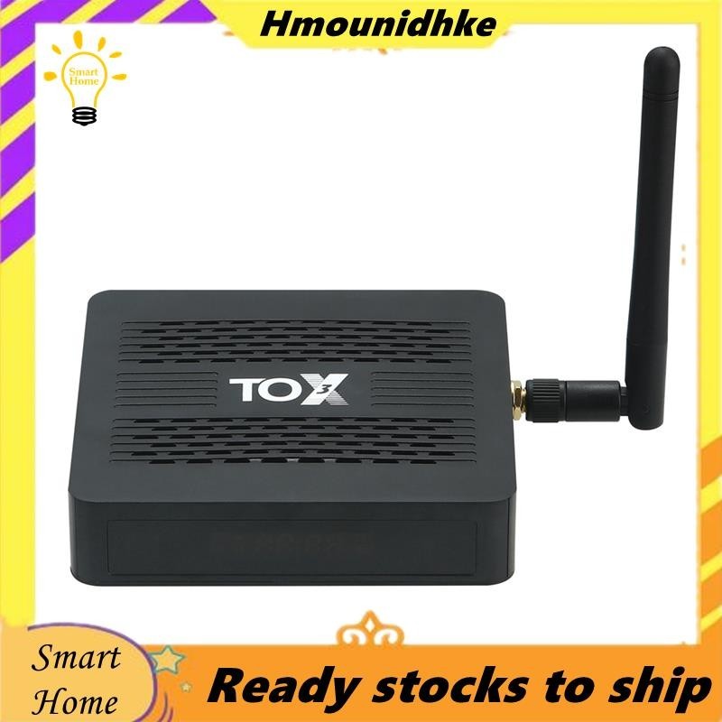 [Hmou ]TOX3 Android Smart TV Box Android 11 TV Box Amlogic S905X4 4GB 32GB 2.4G/5G EU Plug