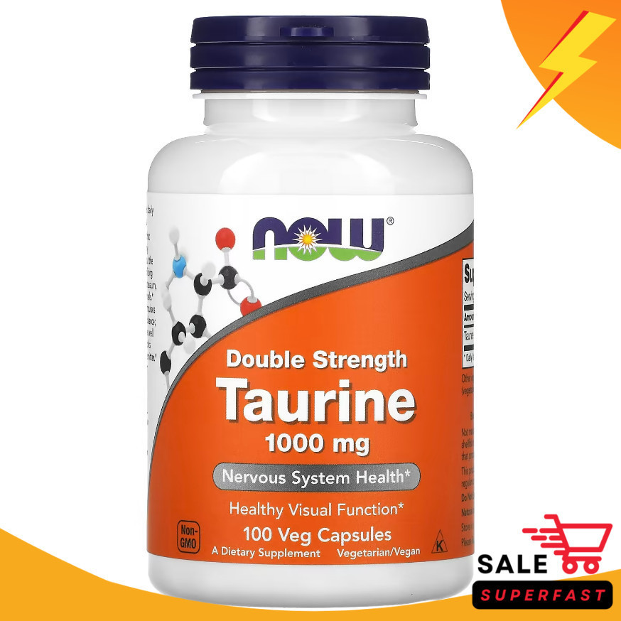 ส่งไว! ลอตใหม่! หมด.05/2028, NOW Foods, Taurine, 500 - 1000 mg