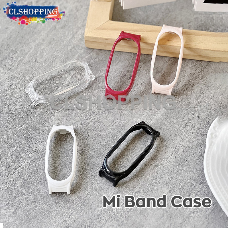 สมาร ์ ทนาฬิกากรอบป ้ องกันอุปกรณ ์ เสริมกรอบเปลี ่ ยนโปร ่ งใสสําหรับ Xiaomi Mi band 8 7 6 5 4 3 NFC สําหรับ 14 มม.สายนาฬิกา