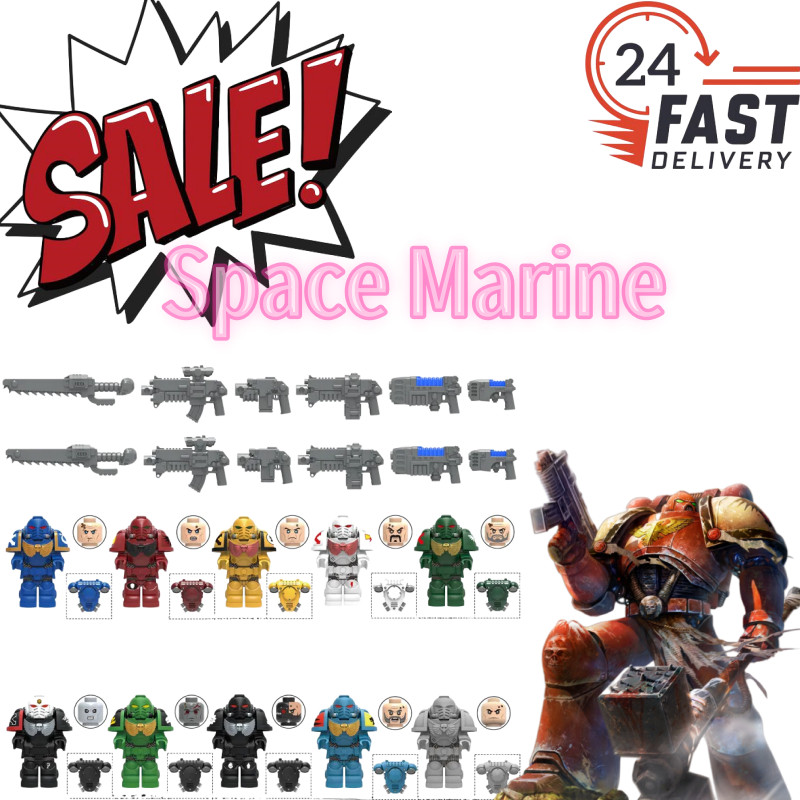 Star Marine Ultramarine Empire building block minifigures - เครื่องประดับของเล่นก่อสร้างการศึกษาสําหรับเด็ก