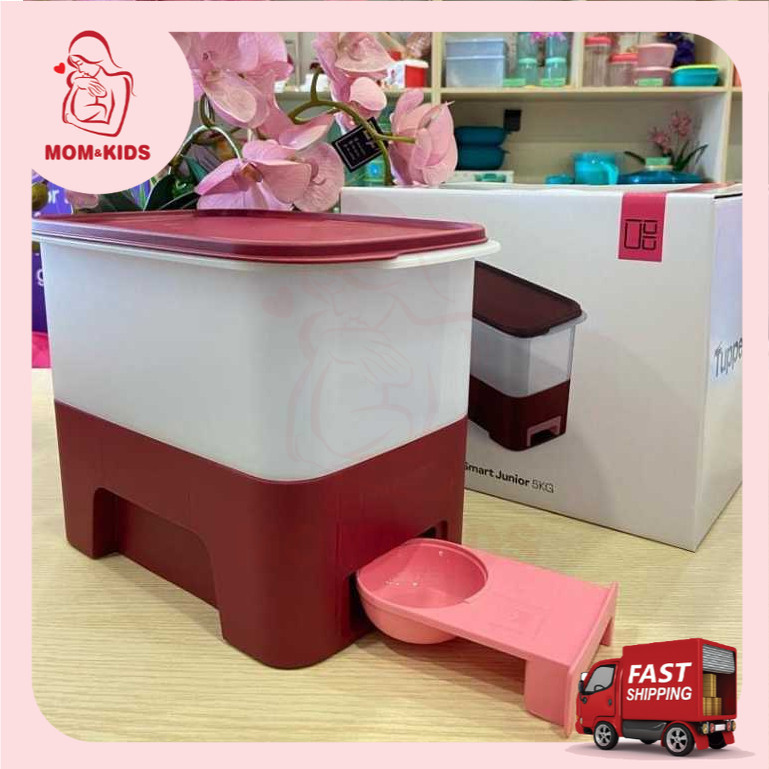 Tupperware RiceSmart Junior 5kg Used Rice Mini Rice keeper Serve Spoon Set Open House Mother 's Day New Teacher