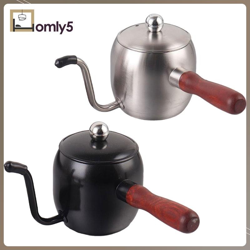 [Homyl5 ] Pour over Kettle Coffee Tea Pot 500 ml Gift Narrow Drip Kettle Long