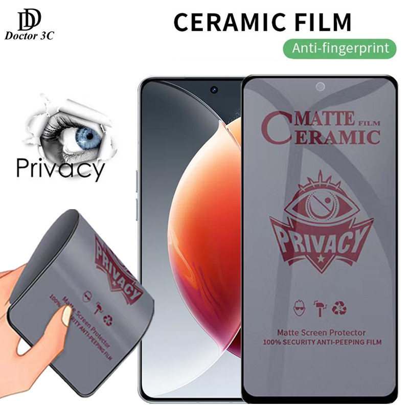 ความเป็นส่วนตัว ฟิล์มเซรามิกใส แบบนิ่ม กันรอยหน้าจอ สำหรับ Tecno Camon 30 20 20s 19 18 17 16 15 12 P