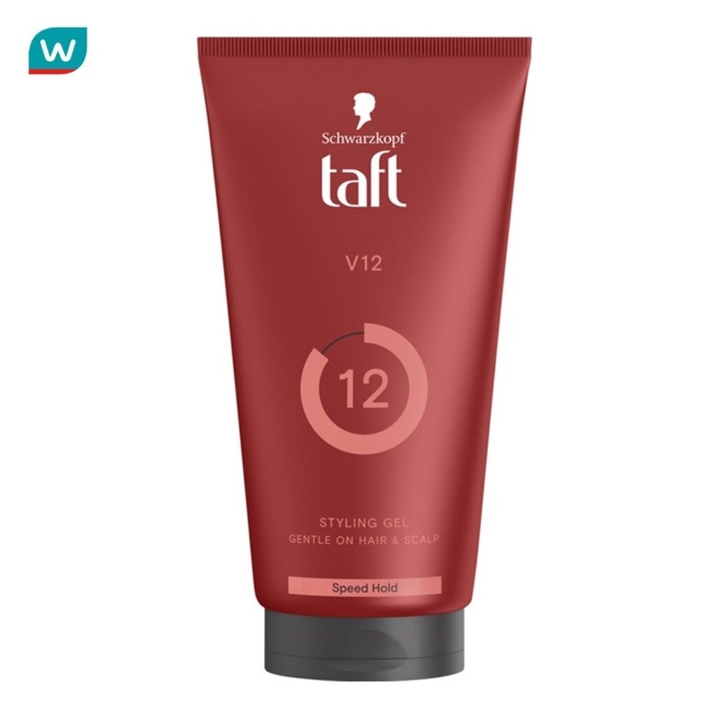 Taft ชวาร์สคอฟ ทัฟท์ วี12 สไตล์ลิ่ง เจล เจนทิล ออนแฮร์ แอนด์ สกัลป์ 150 มล.