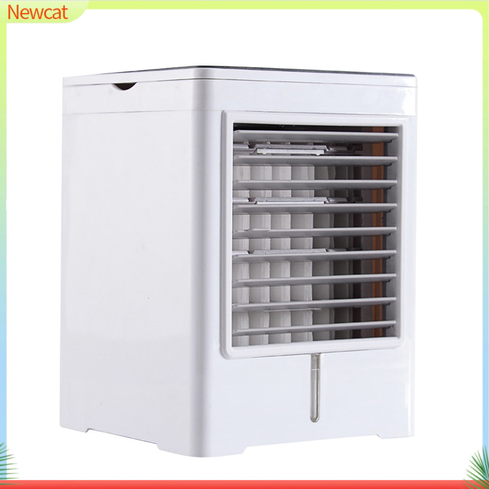 {Newcat } Usb Mini Air Conditioner Cooler Home Office Portable Touch Screen Cooling Fan