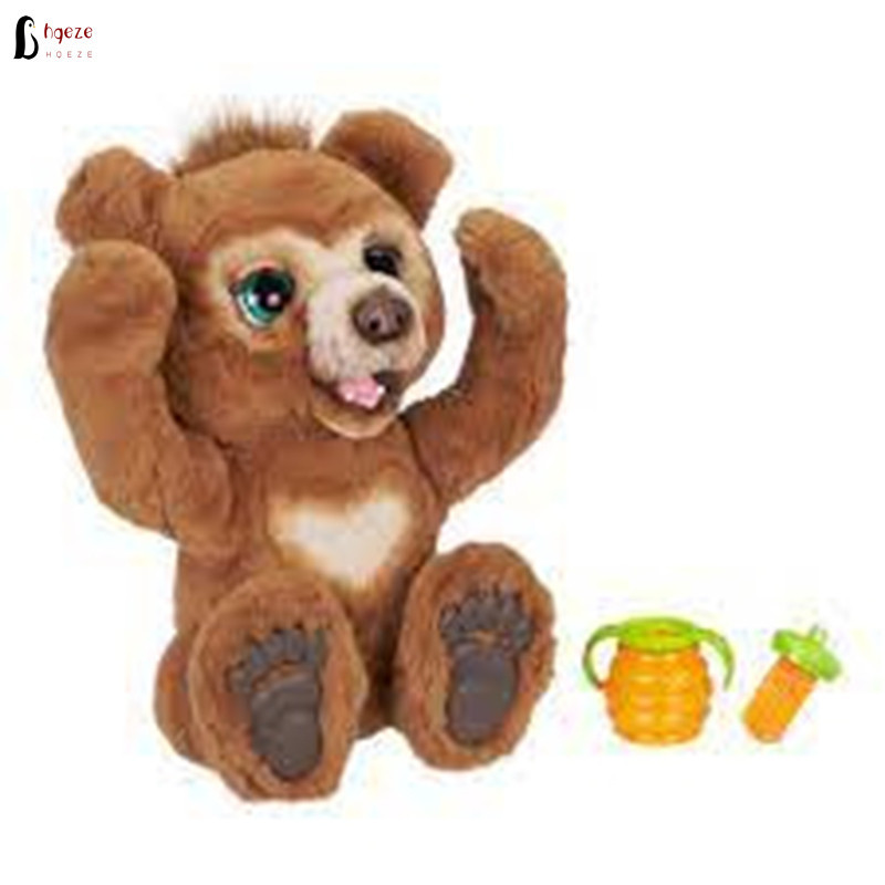 The Curious Bear Interactive Plush Toy ตุ ๊ กตาน ่ ารักตุ ๊ กตาของขวัญวันเกิดสําหรับเด ็ ก