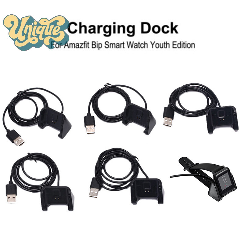 (Unique🚚 Magnetic Charger สําหรับ Xiaomi Huami Amazfit Bip Youth Smart watch Cable ใหม ่