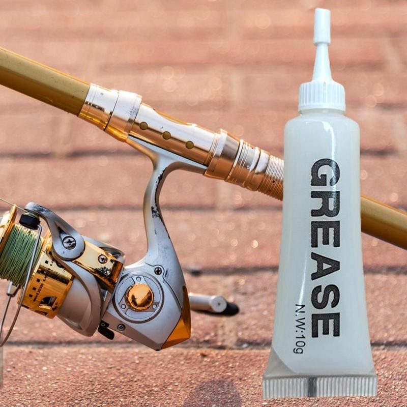 1ชิ้นรอกตกปลาน้ํามันหล่อลื่นน้ํามันจาระบีรีลบํารุงรักษาน้ํามันและจาระบีเฟืองโลหะแบริ่งหล่อลื่นอุปกรณ์ตกปลา
