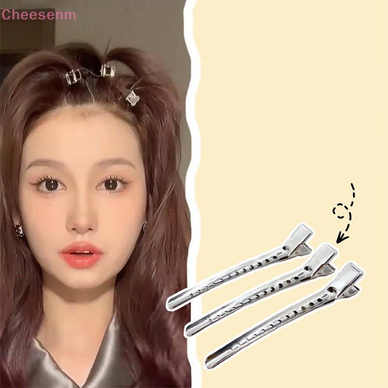 Cheesenm Hair Care คลิปโลหะ Duckbill คลิป Hairdressing Hairpins สําหรับรากผมปุยเป ็ ด Bill คลิปผมจัดแต ่ งทรงผมเครื ่ องมือรากผมปุย Hairpin TH