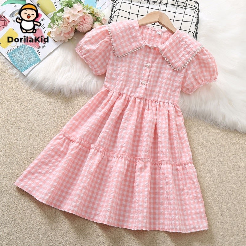 โดริลา เด็กแฟชั่นคุณภาพสูงชุดเกาหลีสําหรับเด็กสาวเสื้อผ้าลําลอง 3 ถึง 4 ถึง 5 ถึง 6 ถึง 7 ถึง 8 ถึง 9 ถึง 10 ถึง 11 ถึง 12 ถึง 13 ปีวันเกิดเจ้าหญิง 2024 ชุดใ