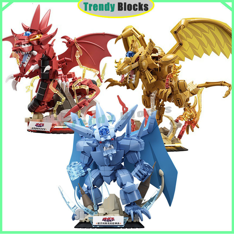 Yu-gi-oh Series AX0041 ทหารไททันของ Obelisk/Sky Dragon of Osiris/Winged Dragon of the Sun God Buildi