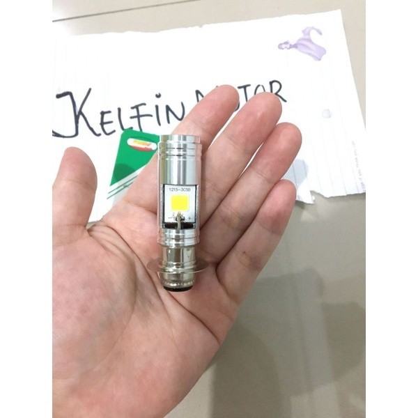 MATA [FUR MOTOR] ไฟ LED ด้านหน้าสําหรับรถจักรยานยนต์ AC DC 2 EYES H6 MIO SOUL GT M3 XEON FINO BEAT S