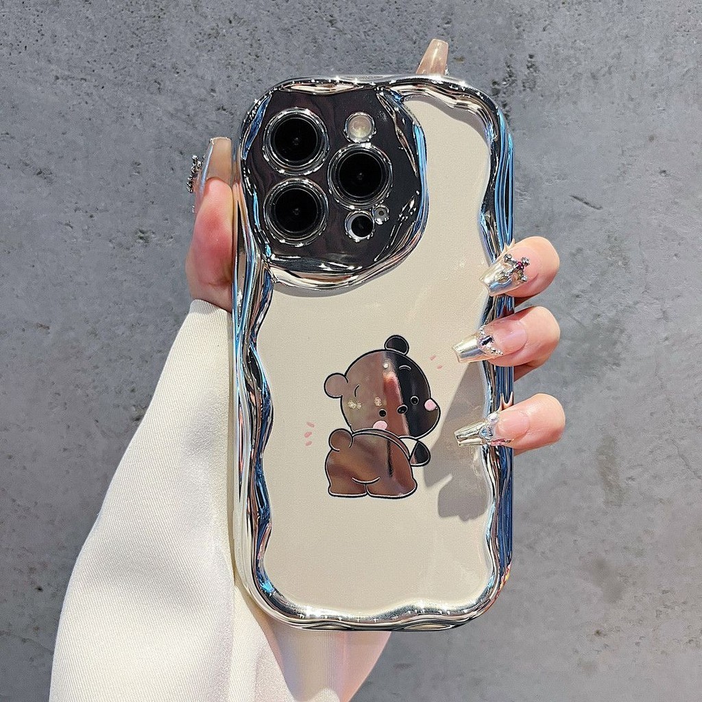 新年款For iPhone 11/12/13/14/15 Pro max Case แฟชั่นซิลิโคนกันกระแทก hard Case สําหรับ iPhone 11,12,13,1