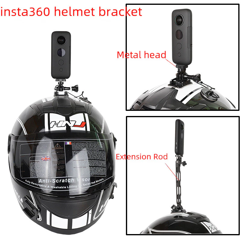 ขายึดหมวกกันน็อคสำหรับ Insta360 X4 / X3 thumbnail 6