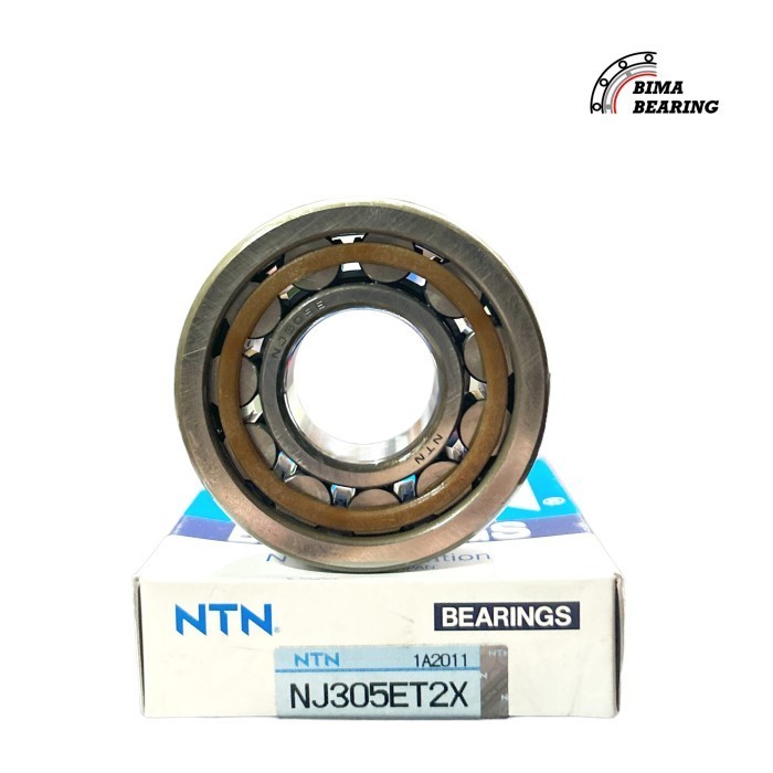 แบริ่ง Nj305 Ntn JAPAN แบริ่ง Lahar Transmission การ์ด Isuzu Nj 305 25X65X17 เดิม