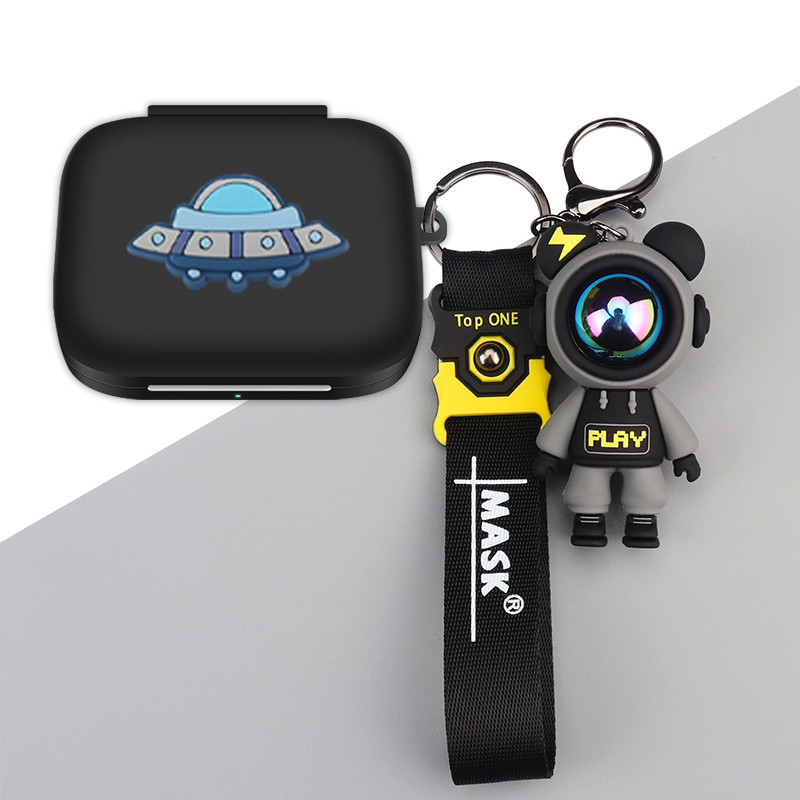 For Nothing Ear (a) Case Creative Astronaut Keychain Pendant Cute Piggy Cartoon Bear Silicone Soft Case Nothing Ear (a) Shockproof Shell Protective Cover
