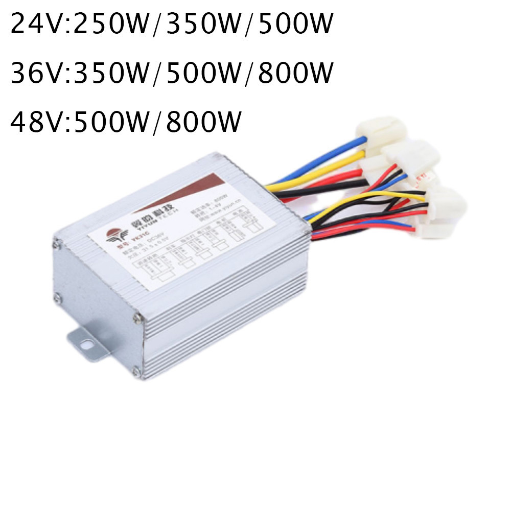 24 V/36 V/48 V ไฟฟ้าจักรยานแปรงมอเตอร์ Controller 250 W/350 W/500 W/800 W DC แปรงมอเตอร์ Controller สําหรับไฟฟ้าจักรยานอะไหล่