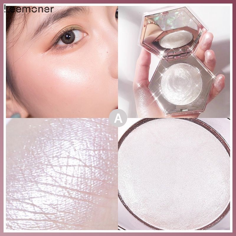 【Lemon】ไฮไลท์เกาหลีหน้าฉ่ำเงาติดทนคอนทัวร์หน้าให้ดูเรียวอย่างเป็นธรรมชาติไฮไลท์ผิวให้ดูโกลด์เงาๆ มีมิติ-LN