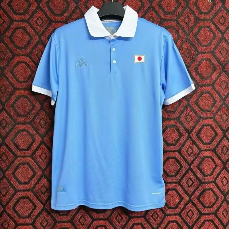 ญี่ปุ่นครบรอบ 100 ปี Vintage Jersey S-XXL ผู้ชายฟุตบอลแขนสั้นเสื้อแห้งเร็วกีฬาฟุตบอลด้านบน AAA