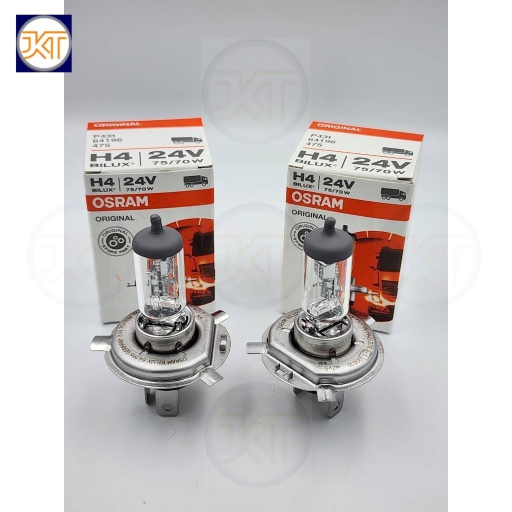 ส่งไวทันใจ หลอดไฟ H4 24V Osram แท้ (มีตัวเลือก)