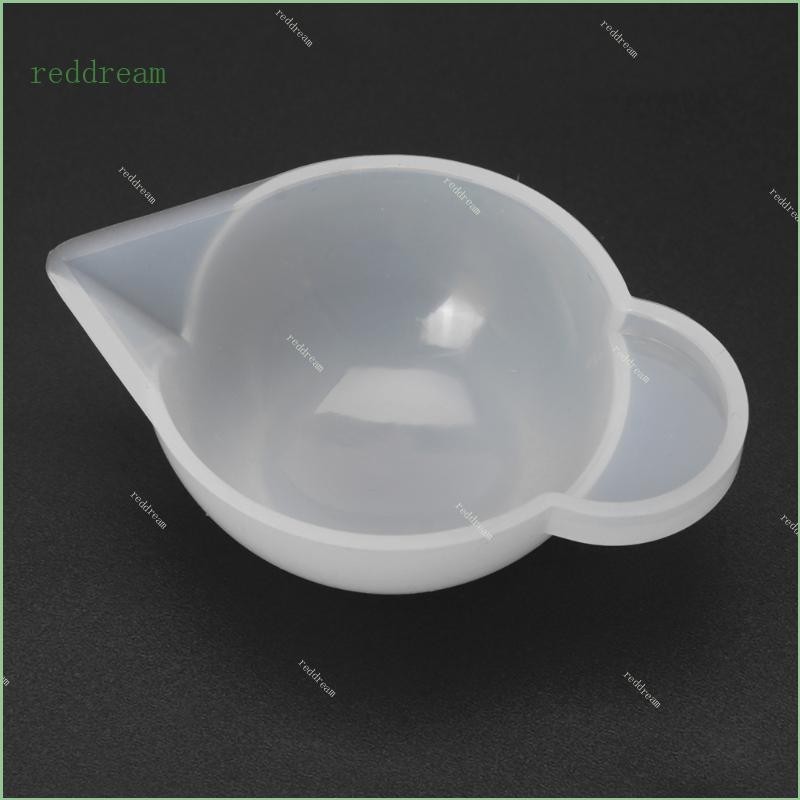Redd แม่พิมพ์ซิลิโคนถ้วย DIY อีพ็อกซี่เรซิ่นซีเมนต์พลาสเตอร์ Mould ตกแต่งสําหรับ DIY พวงกุญแจจี้ตกแต่งโครงการ Supp