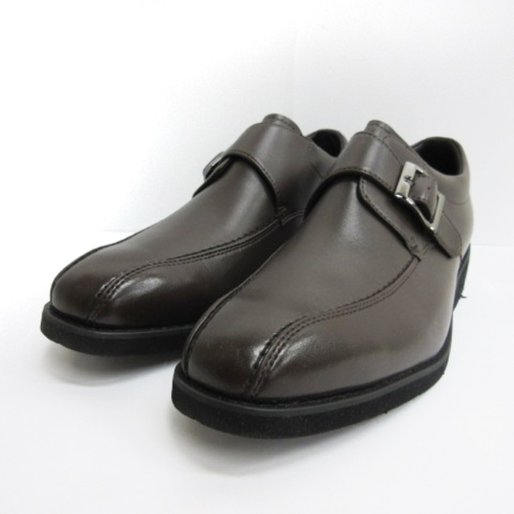 Legal Walker Business Shoes Monk Strap Brown 24.5cm Direct from Japan Secondhand