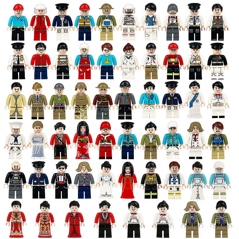 30 ชิ้นเข้ากันได้เลโก้อาคารบล็อกคนร้ายตุ๊กตาตุ๊กตาอนุภาคขนาดเล็กอาคารบล็อกเด็กชาย