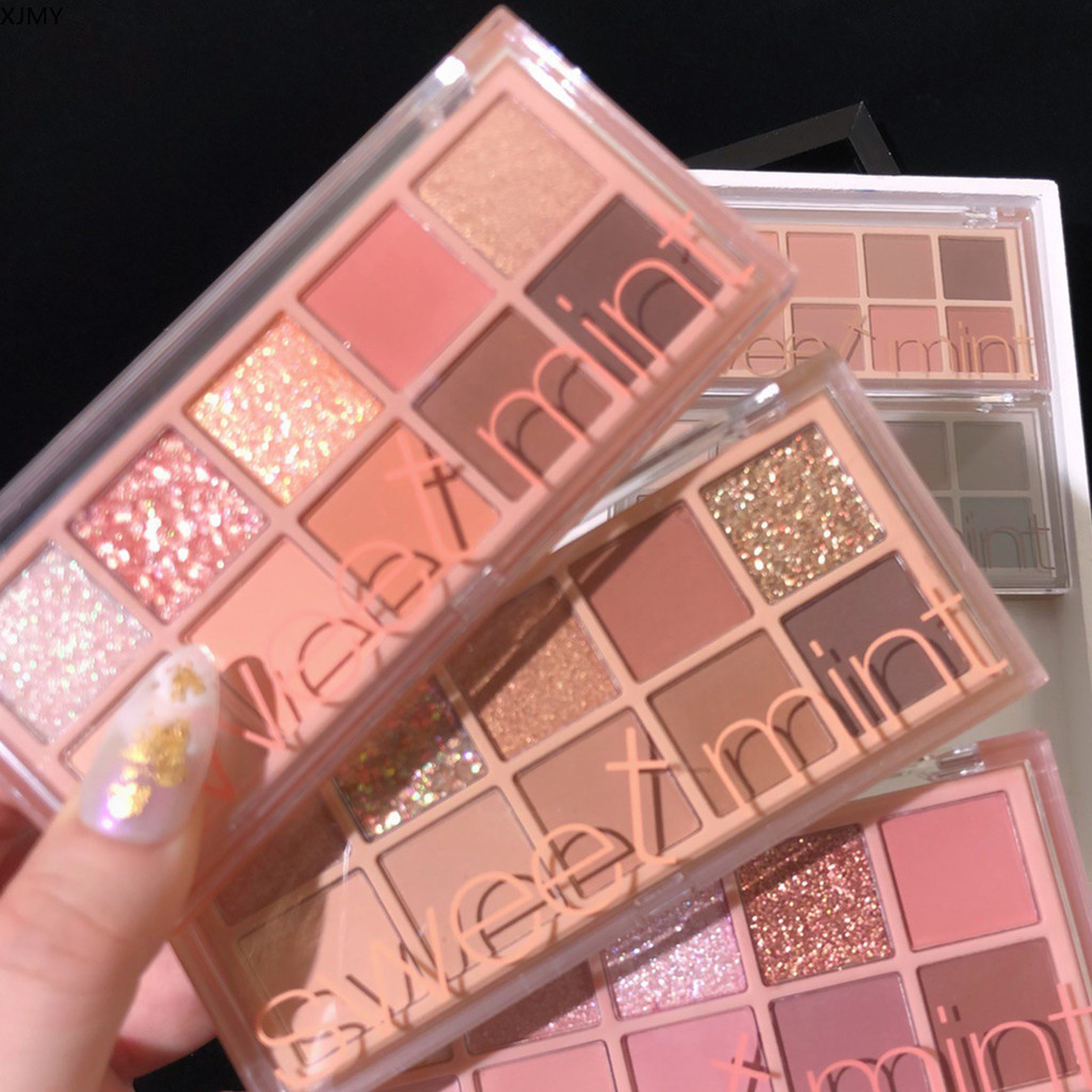 (gq999.th)New Daily Fashion 10 Color Eye Shadow Matte Earth Color Eye Shadow Plate