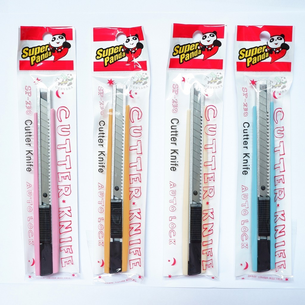 คัตเตอร์ 4 แบบ (238 SP) มีดคัตเตอร์อลูมิเนียม คัตเตอร์ มีดคัตเตอร์