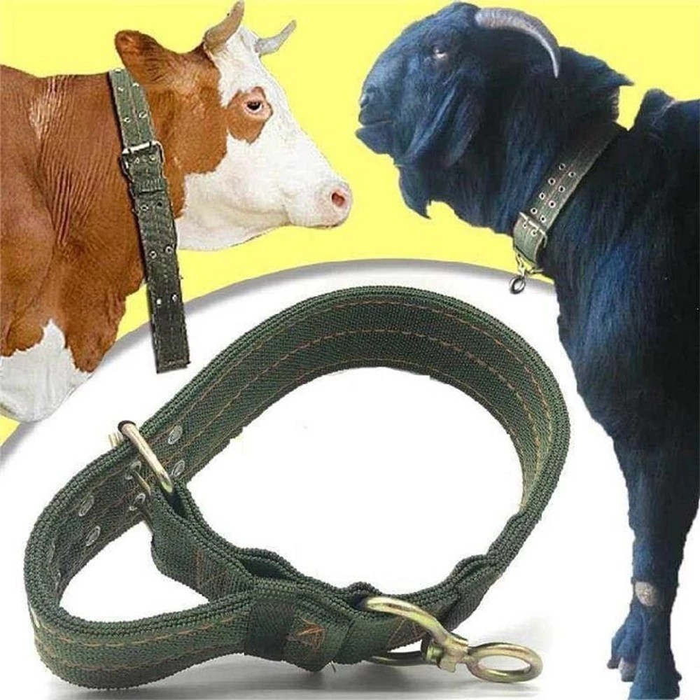 1 ชิ้นแข็งแรงทนทาน Belay Tie ปรับวัวปลอกคอวัว Hauling Collar อุปกรณ์ฟาร์มปศุสัตว์