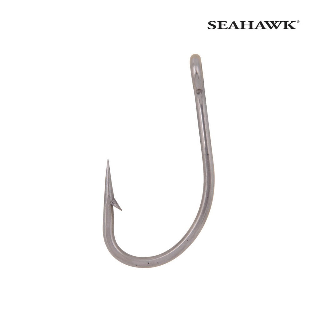 Seahawk ตะขอตกปลา 1920SS-2X สแตนเลส-2 ครั้ง Stronger Ringed Eye จากขนาด 01 - 10/0